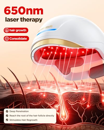 Viconor FDA Cleared Red Light Therapy Laser Cap for Hair Growth