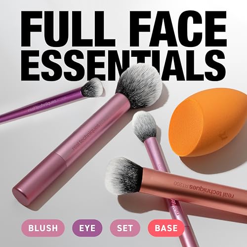 Real Techniques 6-Piece Makeup Brush & Sponge Set