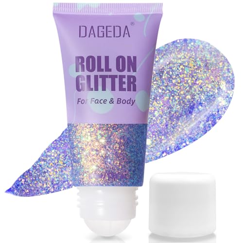 Holographic Roll-On Body Glitter Gel - 50ml Mermaid