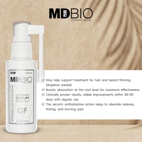 MD PLUS BIO Hair Repair Serum 60ml - Leave-In Scalp Care
