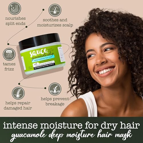 SAUCE Guacamole Whip Deep Conditioning Hair Mask 12oz
