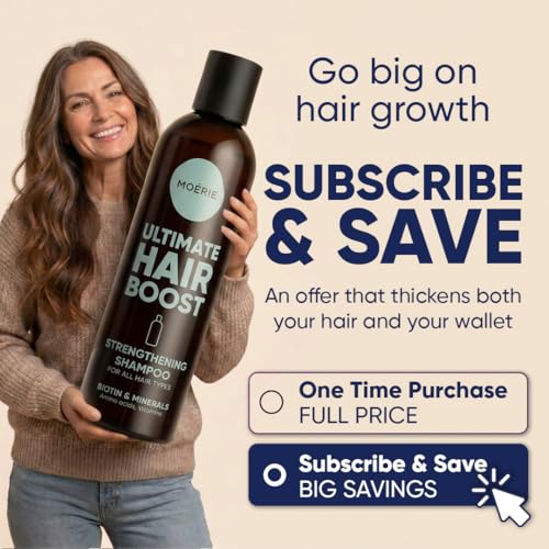 Moerie Hair Growth Shampoo with Biotin & Rosemary
