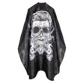 Professional Waterproof Barber Cape with Adjustable Neck for Men & Women - Salon Hair Cutting Cover (Black)