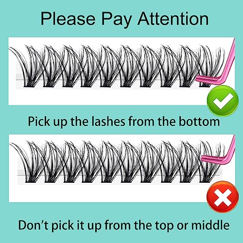 Cluster Lashes 14-18mm 240pcs DIY Eyelash Extensions