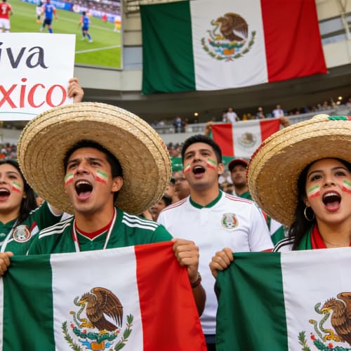 Mexican Flag Face Paint Stick - Green White Red 3 in 1