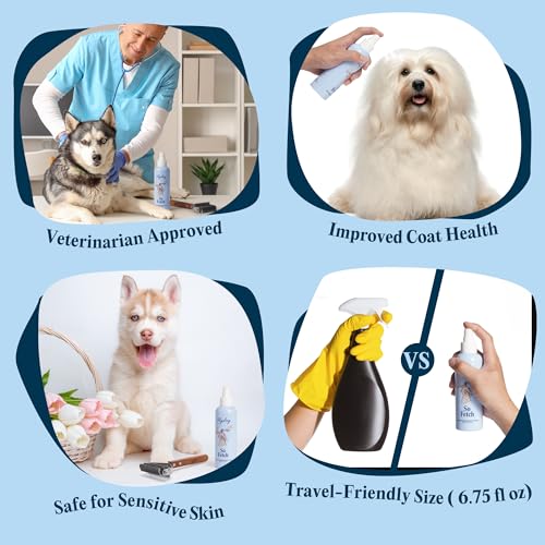 FlyDog Ultimate Grooming Kit: Detangler Spray & Dematting Brush