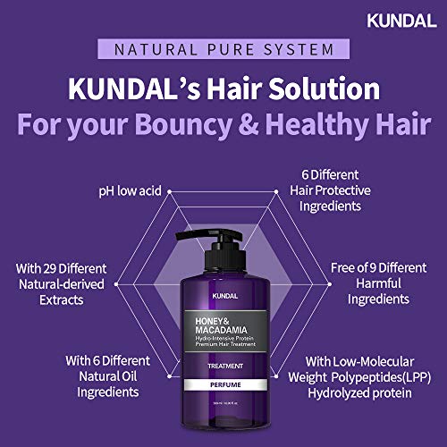 KUNDAL Honey & Macadamia Conditioner - Damage Repair & Deep Hydration