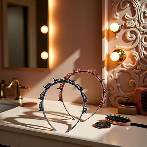 Double Bangs Hairpin with 8 Clips Hair Braid Tool Set