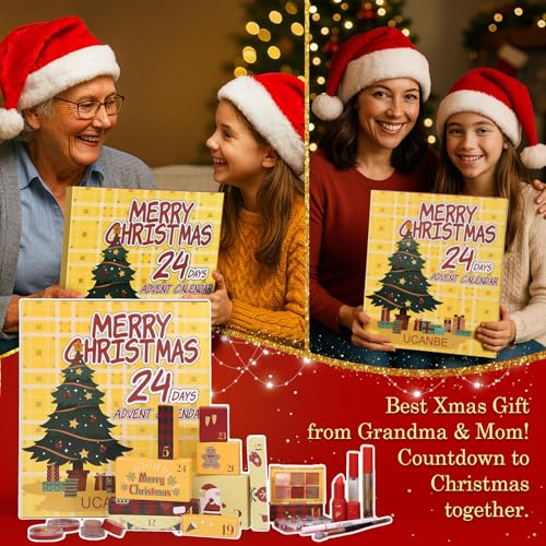 UCANBE 24-Day Makeup Advent Calendar 2026 | Christmas Gift