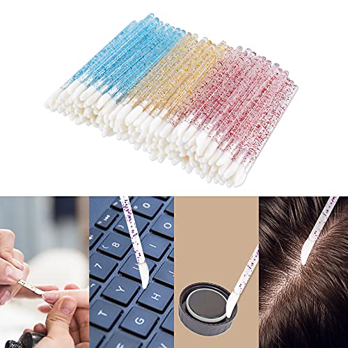 300Pcs Disposable Lip Gloss Applicators with Crystal Handle