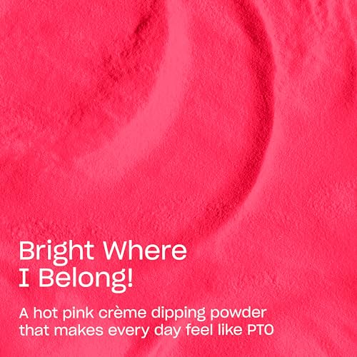 OPI Powder Perfection Hot Pink Nail Dipping Powder - Bright Where I Belong