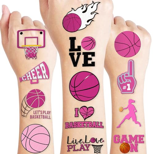 100 PCS Basketball Temporary Tattoos Sheet | Party Favors