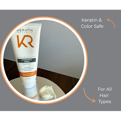 Keratin Republic Keratin + Collagen Hydrating Mask 8 OZ