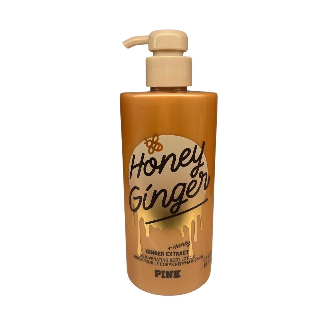 Victoria's Secret Honey Ginger - 2 pc bundle - Body Lotion 14oz - Body Scrub 10oz