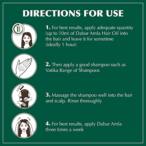 Dabur Amla Hair Oil 200ml - Nourishing Oil for Hair Growth & Shine