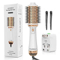 Plavogue Dual Voltage Hot Air Brush with Volumizer - White Gold