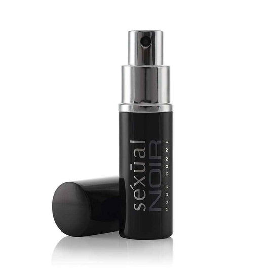 Michel Germain Sexual Noir Pour Homme Eau de Toilette Travel Spray, Top Notes of Italian Bergamot, Crisp Grapefruit, Cardamom, Mysterious Dark Natural Oils, 0.26 Fl Oz