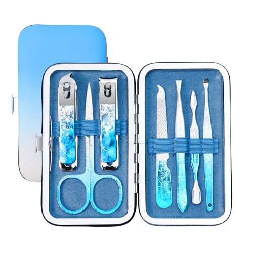 7-in-1 Stainless Steel Manicure Pedicure Kit with Case