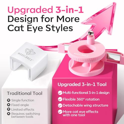 Modelones 5D Cat Eye Nail Magnet – 3-in-1 Rotating Gel Polish