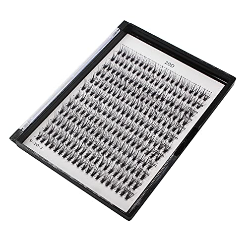 20D Individual Cluster Eyelash Extensions 240pc Mix