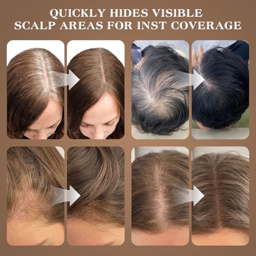 Dark Brown Hair Shadow Powder for Roots & Hairline