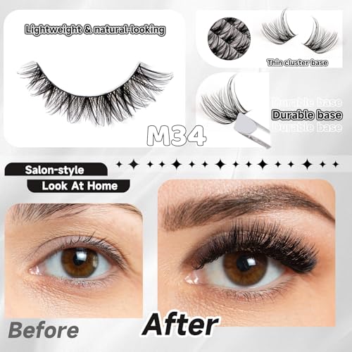 Manga Lash Clusters 168pcs Extension Kit 10-18mm