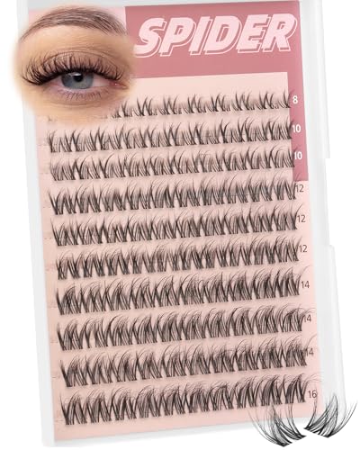Spider Lash Clusters - Wispy Fluffy Eyelash Extensions 8-16mm