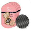 Cushion Puff Protector ? 5 Individually Wrapped Copper Stickers for Makeup Puff Hygiene, Reduce Breakouts from Dirty Puffs, K-Beauty Compact Accessory, Daily Skincare Routine Essential