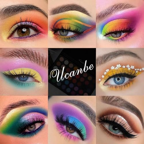 UCANBE Pigmented Eyeshadow Palette - Matte Shimmer Metallic