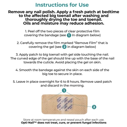 Opti-Nail Renewal Patches - 21 Night-Time Toenail Patches
