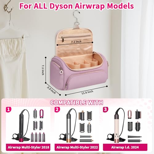 Dyson Airwrap Travel Case with Soft Lining & Multi-Pocket Storage