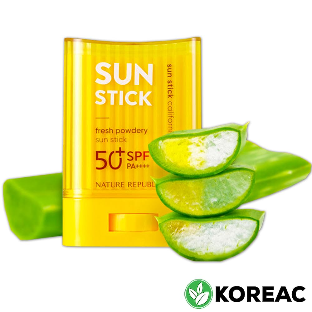 KOREAC_Nature Aloe Fresh Powdery Sun Stick SPF50+ PA++++ 24g / 0.84 oz.