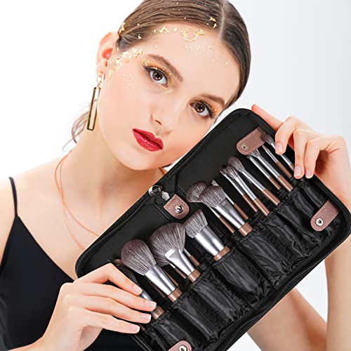 DUcare Makeup Brushes Professional with Bag +DUcare Foundation Brush