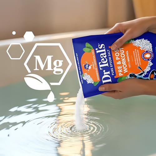 Epsom Salt Magnesium Soak with Menthol & Essential Oils, 3 lbs