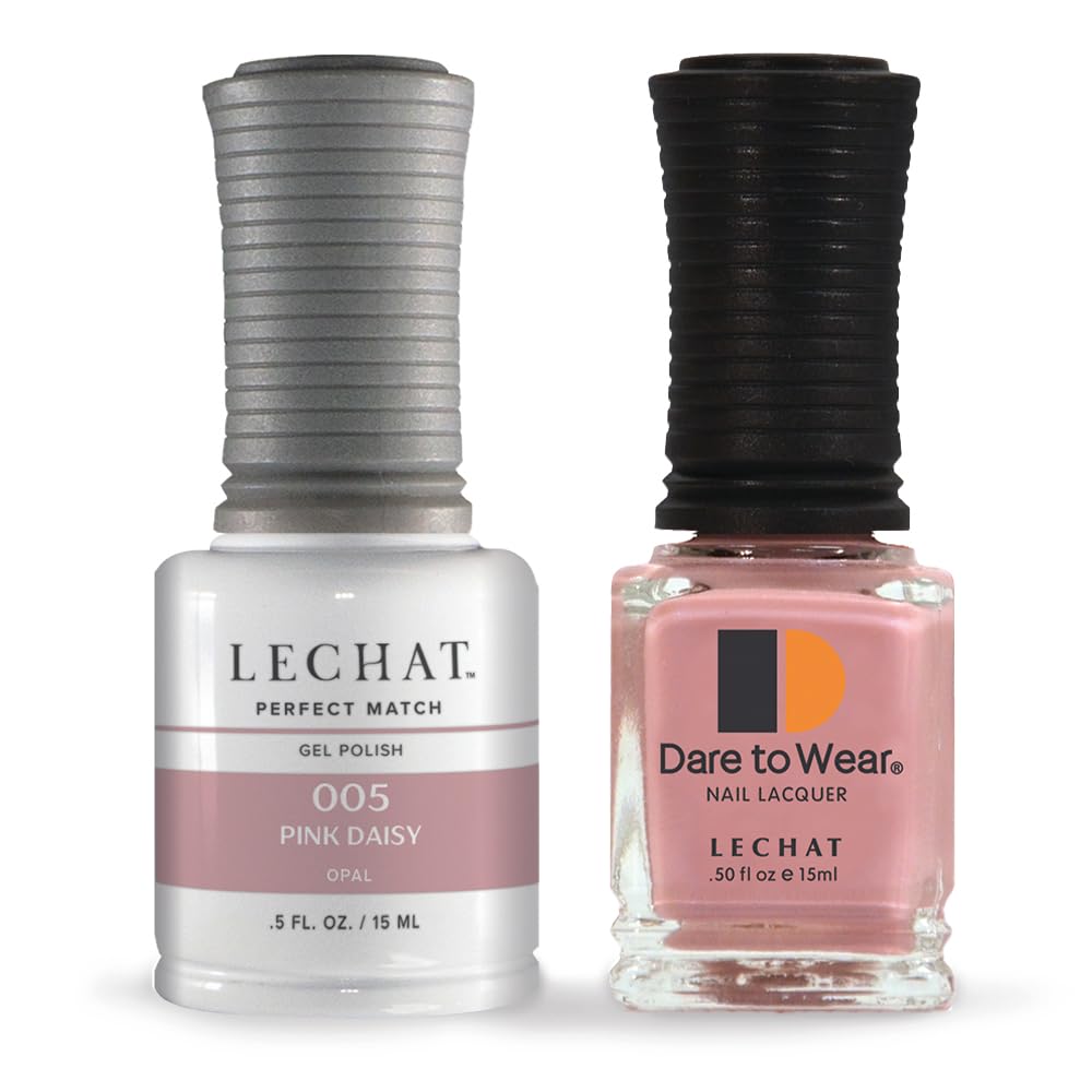 LeChat Perfect Match Gel Polish, Pink Daisy, 0.5 Fl Oz