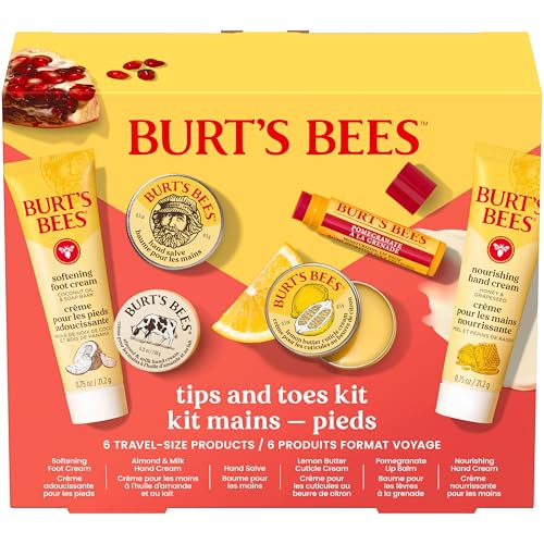 Burt's Bees Tips and Toes Kit – 6 Travel Size Products