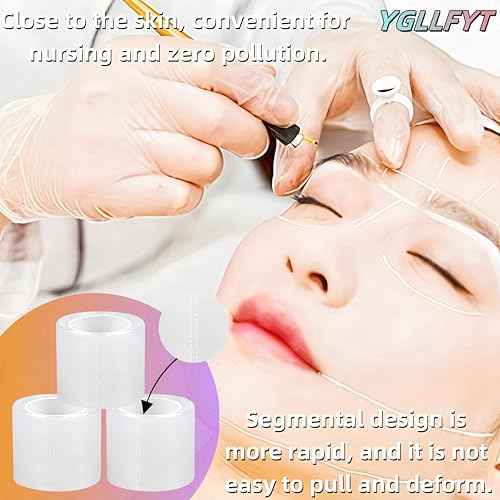 3PK brow lamination supplies Disposable eyebrow tattoo plastic wrap eyebrow cover up for drag brow lamination plastic wrap saran wrap tattoo