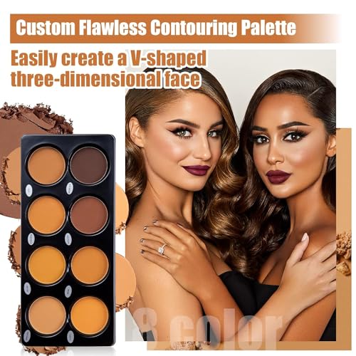 Matte 8-Color Contour & Highlight Powder Palette