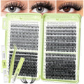 Eyelash Clusters Kit 668 Pcs with Bond, Seal & Remover
