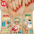 Christmas Temporary Tattoos for Kids - 46 Glitter Designs