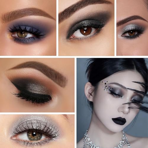 25-Color Smoky Eyeshadow Palette – Matte, Shimmer & Glitter