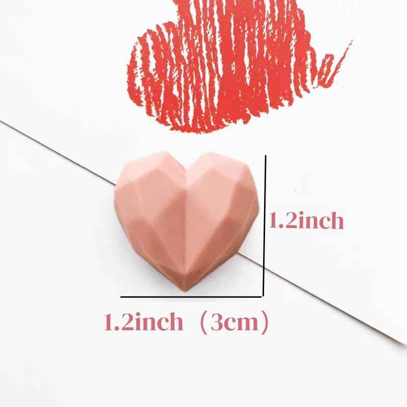 Chulan Hard Wax Beads, 1000g Heart Unscented Waxing Bead for Sensitive Skin, Hypoallergenic Wax Beans for Coarse Hair Removal, Body, Brazilian Waxing, Facial, Bikini, Legs, Armpits Women Home Pink