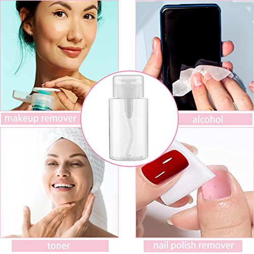 3-Pack 200ML Push Pump Dispenser Bottles Refillable