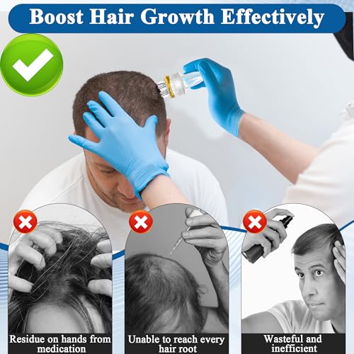 Minoxidil Applicator Comb with Precision Dosing & Leak Proof Design
