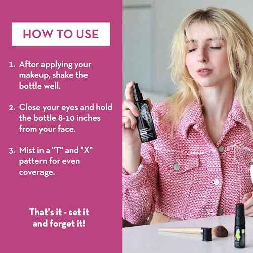 Skindinavia The Makeup Finishing Spray, Bridal Makeup Setting Spray, All-Day Wear, Long-Lasting Up to 16+ Hours, Heat-Resistant & Waterproof, Wedding Day, Bridal Shower Gift, 2.0 Oz