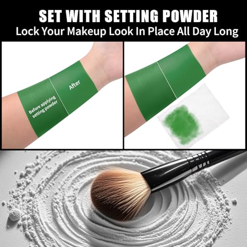 Drawdart Green Face Paint Stick - Full Coverage Hypoallergenic Makeup
