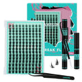 Lash Clusters Kit 160PCS Manga Eyelashes C-Curl 10-18mm