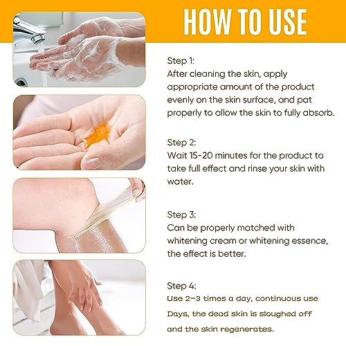 Yellow Peeling Oil - 330ML/10.98Fl Oz, Chemical Peel for Dark Skin, Exfoliating Body Oil for All Skin Types