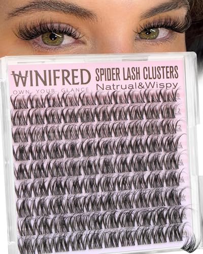 Winifred B-Spider Lash Clusters 10-16mm Wispy Natural Fluffy Eyelash Extensions