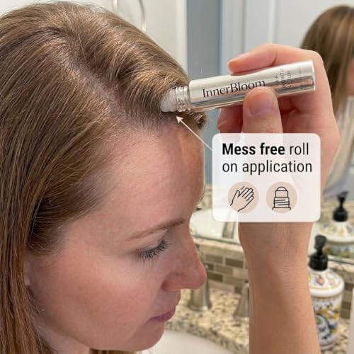 Innerbloom Minoxidil 5% Hair Growth Serum Roll-On with Rosemary & Biotin
